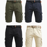 Kit 4 Bermudas Cargo Masculina Casual - [Cores Mistas]