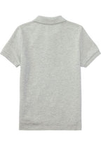 Camisa Gola Polo Ralph Lauren Masculina Custom Fit - Cinza