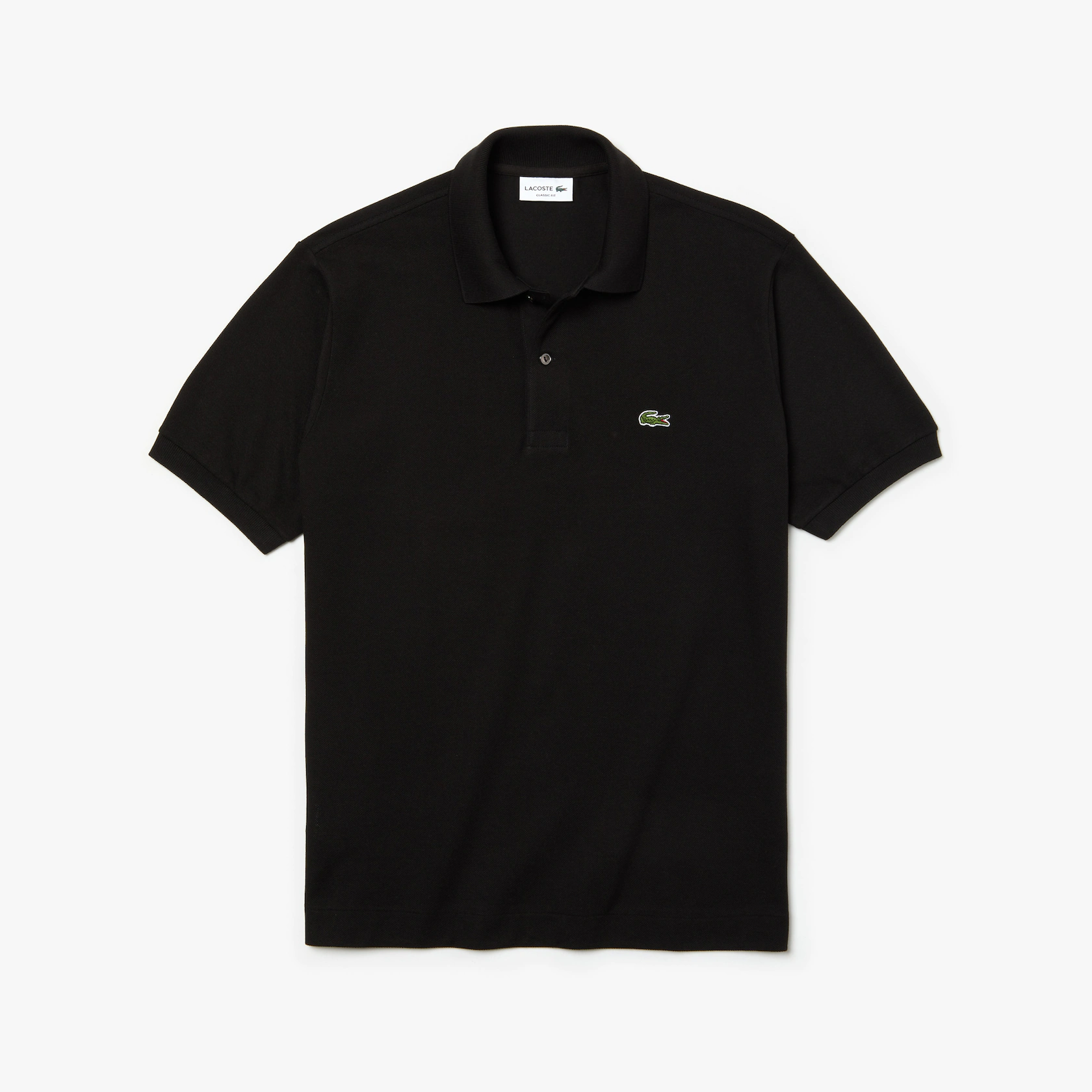 Camisa Gola Polo Lacoste Regular Fit Preta