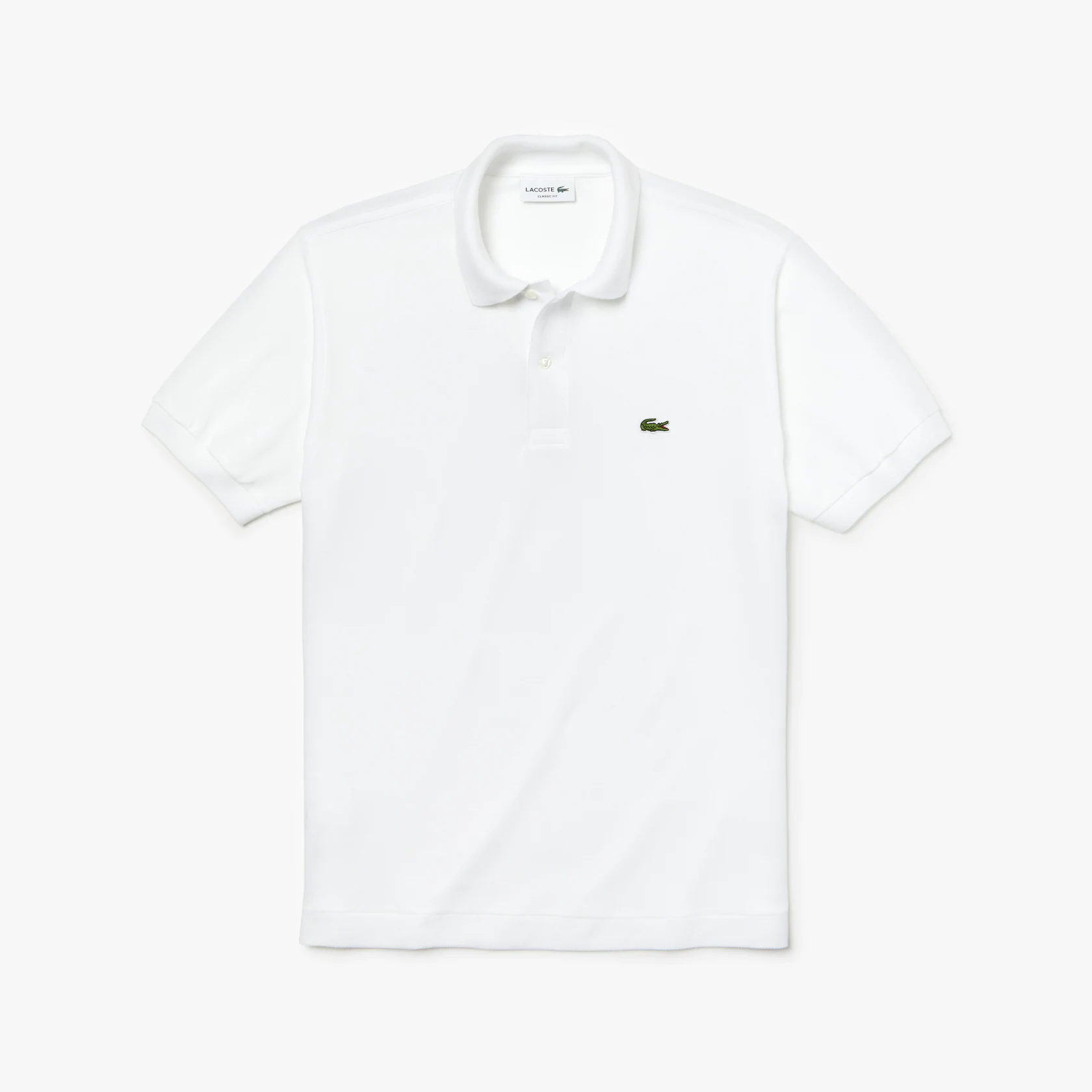 Camisa Gola Polo Lacoste Regular Fit Branca