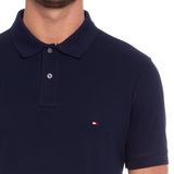 Camisa Gola Polo Tommy Hilfiger Masculina Coupe Sur Ivy - Azul Marinho