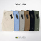 |KIT 6| Bermudas Osklen |Oferta Limitada|!  Cor: Caqui | Azul | Cinza | Marrom | Preta | Verde