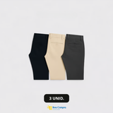 Kit 3 Calças Sarja Casual