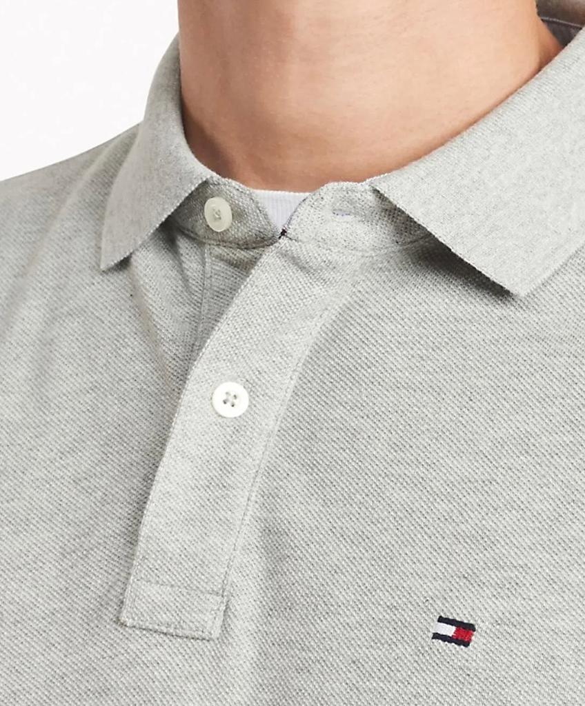 Camisa Gola Polo Tommy Hilfiger Masculina Coupe Sur Ivy - Cinza Claro
