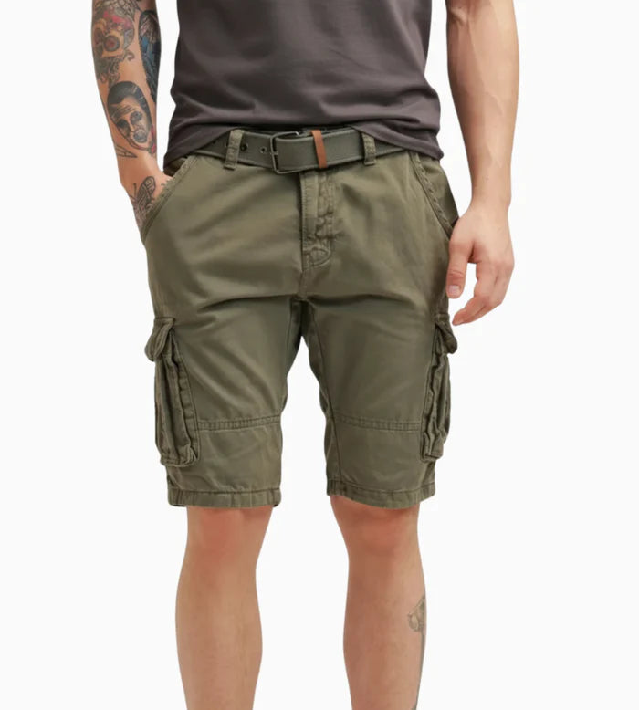 Kit 4 Bermudas Cargo Masculina Casual - [Cores Mistas]